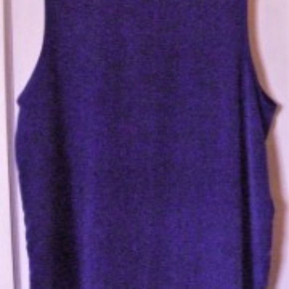 Maggie Sweet 100 % Silk  Large 3 Piece Blue Pants Outfit - Picture 3 of 6